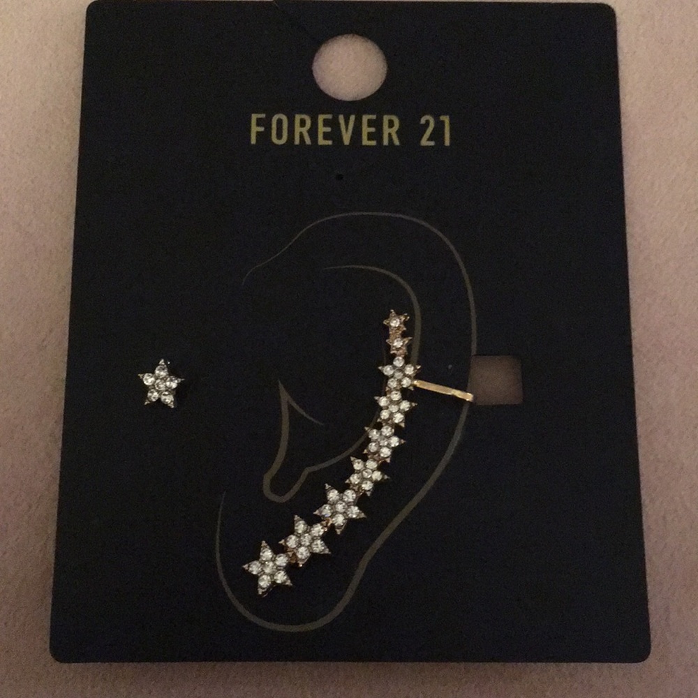 F21 Star Earrings